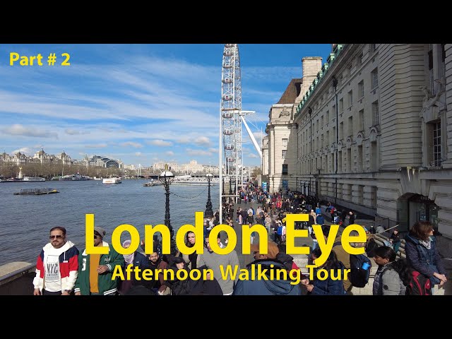 London Tourist Attractions | Walking Toward London Eye | UK Tour 2024
