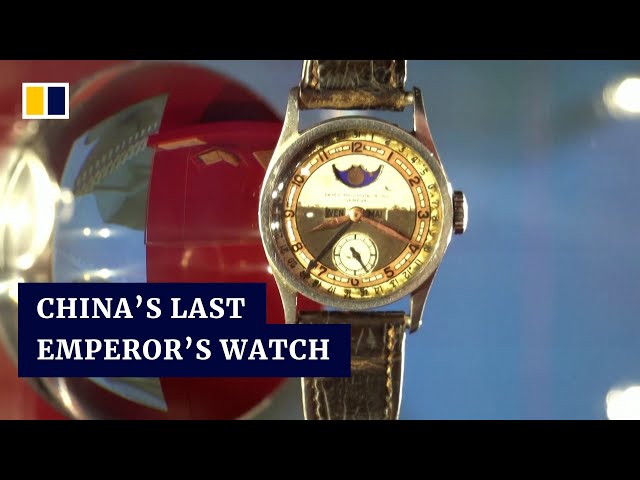 Watch this: Timepiece once owned by the last emperor of China sells for US$6.2 million in Hong Kong