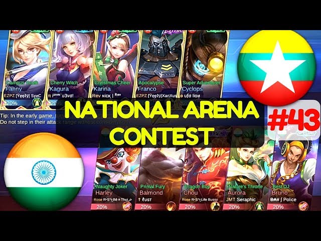 Myanmar Vs India [2nd Game 220917] | National Arena Contest Mobile Legends