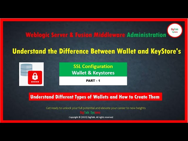 Understand Wallet & Keystores, Different types of Wallets and How to Create