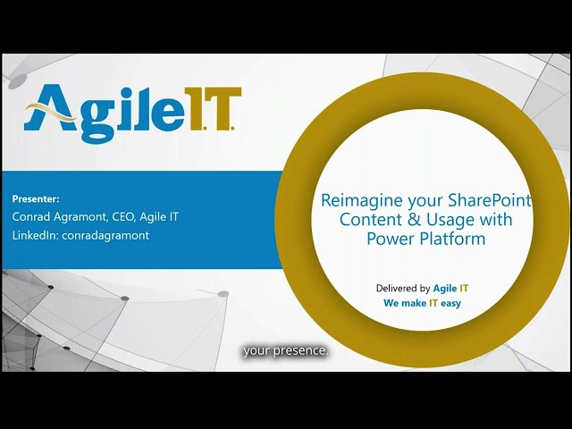 Reimagine your SharePoint Content & Usage with Power Platform
