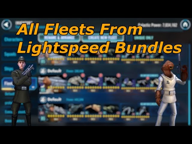 Secret Fleets From The Lightspeed Bundles (Full List of Fleets You Can Build From The LSB)