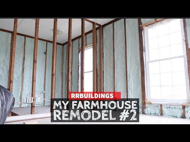 Remodeling My Old Farm House: Spray Foam and Mechanicals
