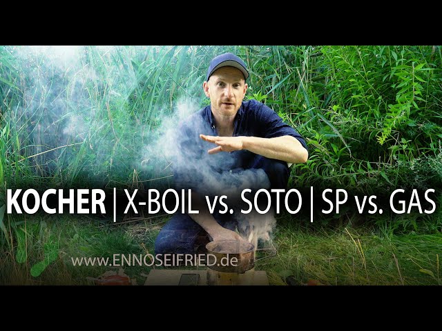 Outdoor Ausrüstung 🕯 Kocher | X-Boil vs. Soto Windmaster | Spiritus, Esbit, Feuergel, Hobo vs. Gas