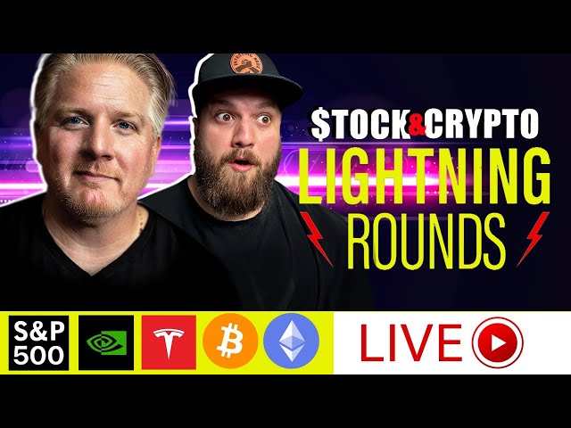 Stock & Crypto Lighting Round + Market Warning