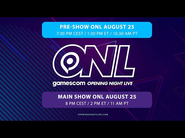 gamescom Opening Night Live 2021