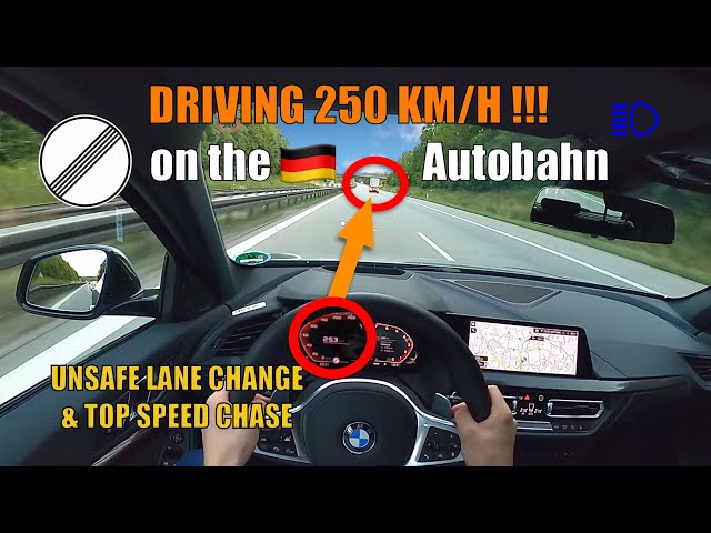 BMW M135i 250 KM/H TOP SPEED CHASE with BMW X5 on GERMAN AUTOBAHN [NO SPEED LIMIT - AUTOBAHN POV]