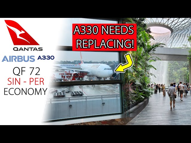Qantas A330 Cabin Refresh Needed! | 🇸🇬 Singapore to 🇦🇺 Perth