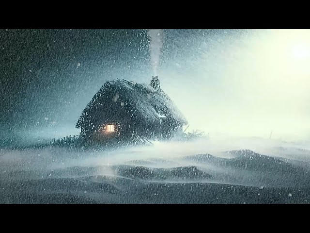 A Fierce Snowstorm & Frosty Wind Sound for Sleeping┇Blizzard Atmosphere┇Howling Wind & Blowing Snow
