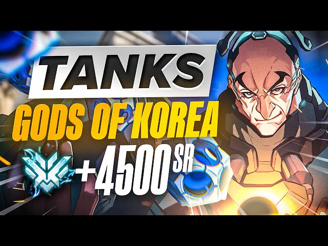"TANK" GODS OF KOREA - BEST OW TANK OF KOREA | Overwatch Tank Montage