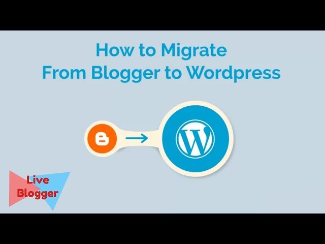 How To Migrate From Blogger To WordPress | Step By Step Full Tutorial