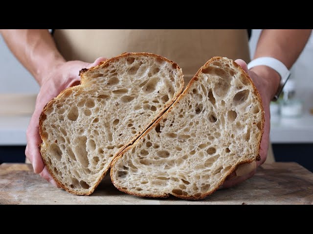The Old Faithful - an easy sourdough recipe that produces an amazing country style loaf