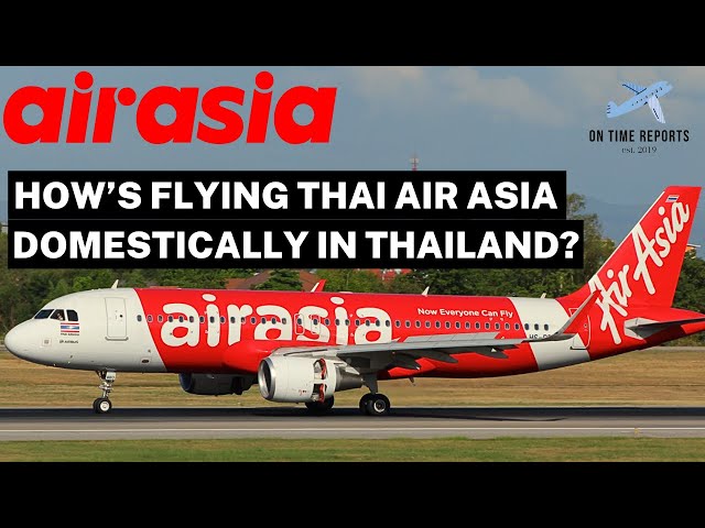 THAI AIR ASIA Chaing Mai to Bangkok Suvarnabhumi Airbus A320 TRIP REPORT
