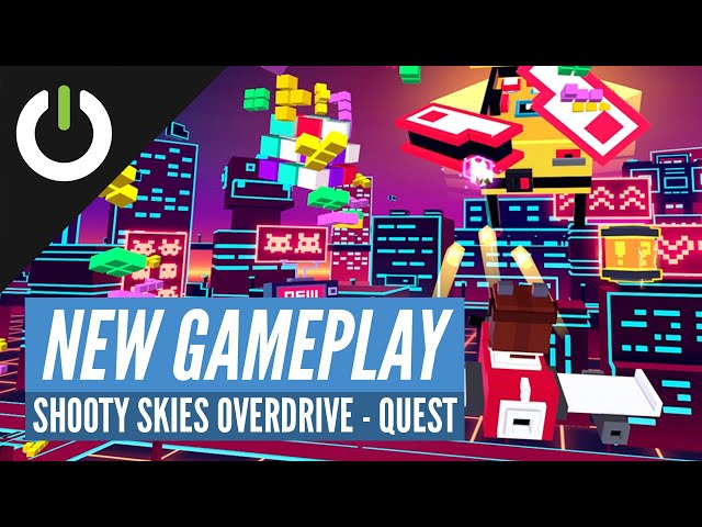 Shooty Skies Overdrive Gameplay (Mighty Games) Oculus Quest, PC VR