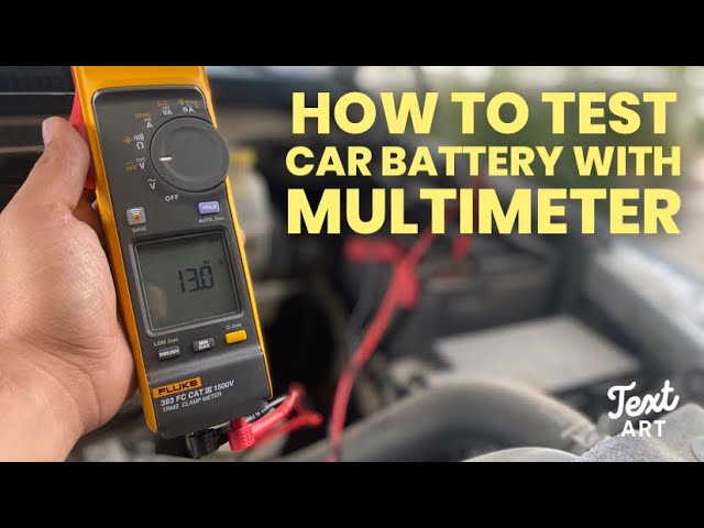 How to Test your Car Battery with a Multimeter | DIY Car Maintenance