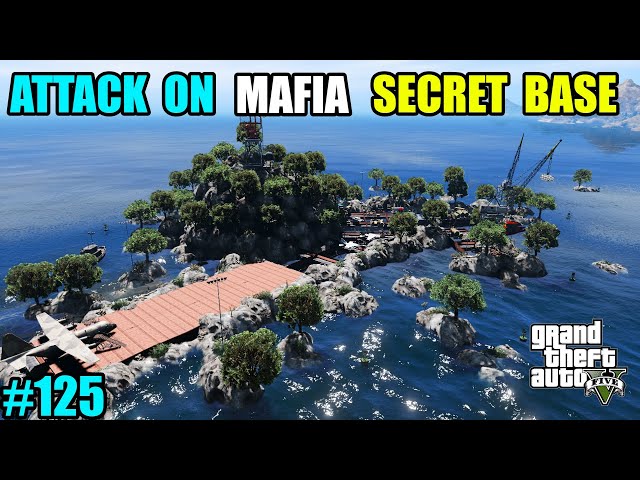 GTA 5 : ATTACK ON BIG MAFIA SECRET BASE | techno gamerz gta 5 #125