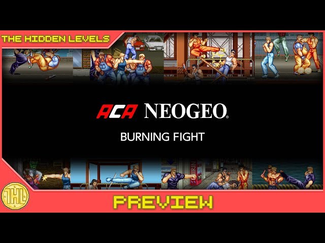 ACA NEOGEO BURNING FIGHT - We beat up Tom and his son (Xbox One)