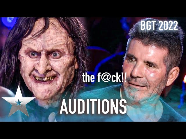 Must WATCH! Simon Cowell Shaken By The WITCH Freaks Out The Judges!! | Britain’s Got Talent 2022