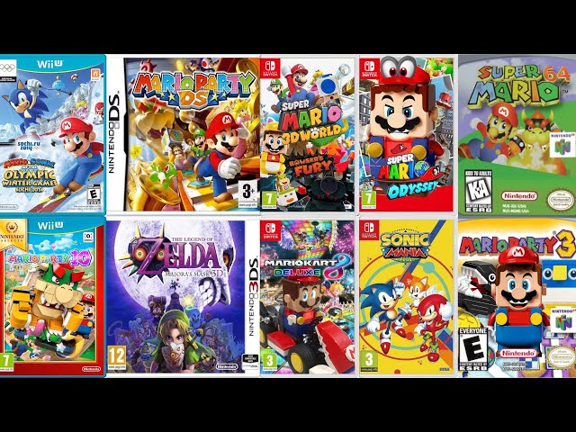Nintendo Gaming Challenge: Bowser's Fury, Super Mario 64,  Mario Party vs Lego Mario and Luigi