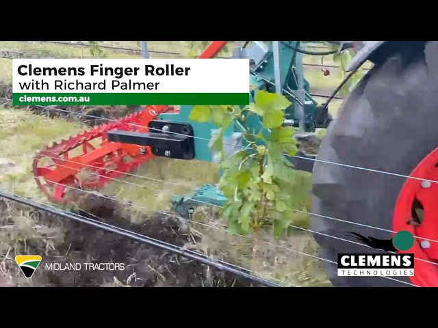 Clemens finger roller at work