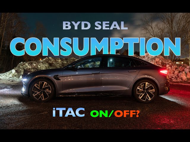 BYD Seal Consumption Test with iTAC on vs off
