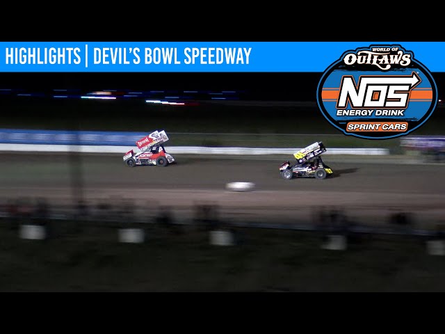 World of Outlaws NOS Energy Drink Sprint Cars Devil’s Bowl Speedway September 19, 2020 | HIGHLIGHTS