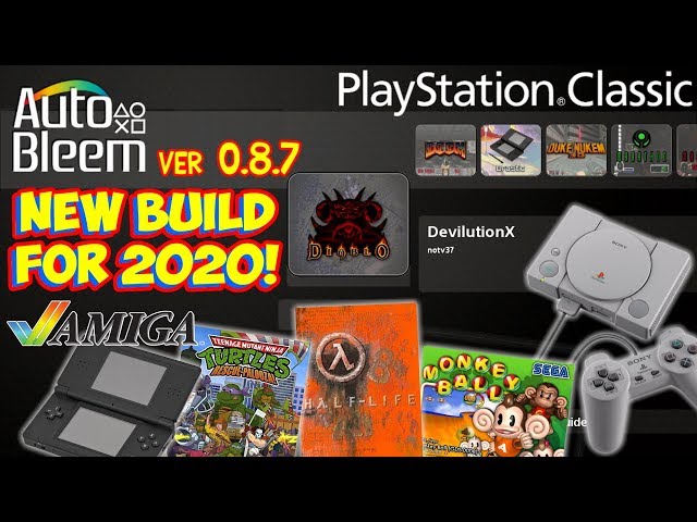 NEW PlayStation Classic Build For 2020! Cartoons, NEW Apps, Nintendo DS, Half Life, OpenBOR & More!