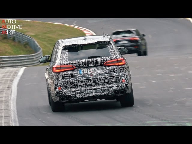 2019 BMW X5 M SPIED TESTING AT THE NÜRBURGRING