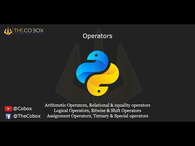Operators | Notes by DurgaSoft | #Python #Operators #Durgasoft