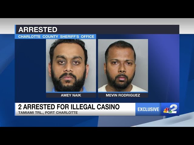 2 men arrested for operating illegal casino in Port Charlotte