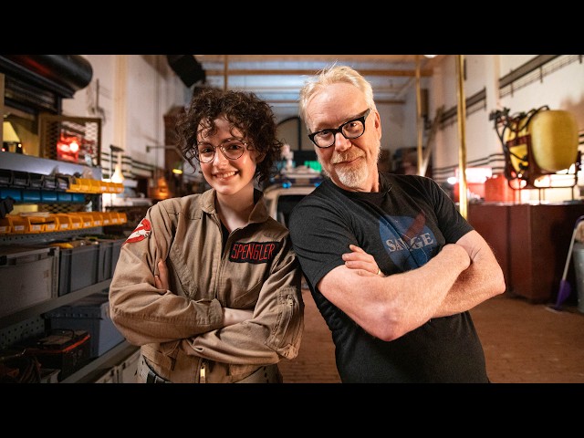 Adam Savage Tours the Ghostbusters: Frozen Empire Firehouse!