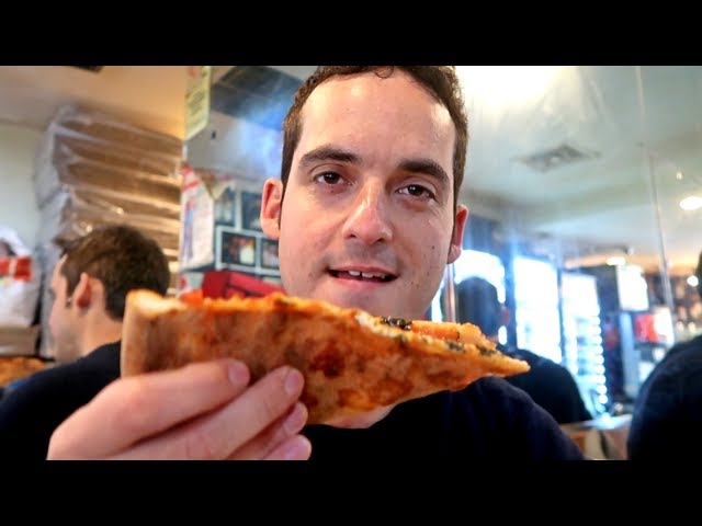 Trying the Best Pizza Slice in NYC! 🍕 (Bleecker Street Pizza)