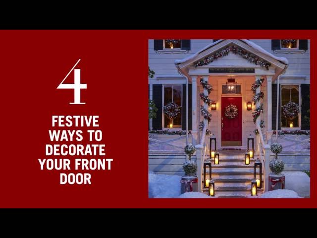 How to Decorate Your Front Door for the Holidays