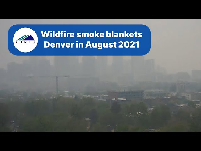 Timelapse: Wildfire smoke blankets Denver