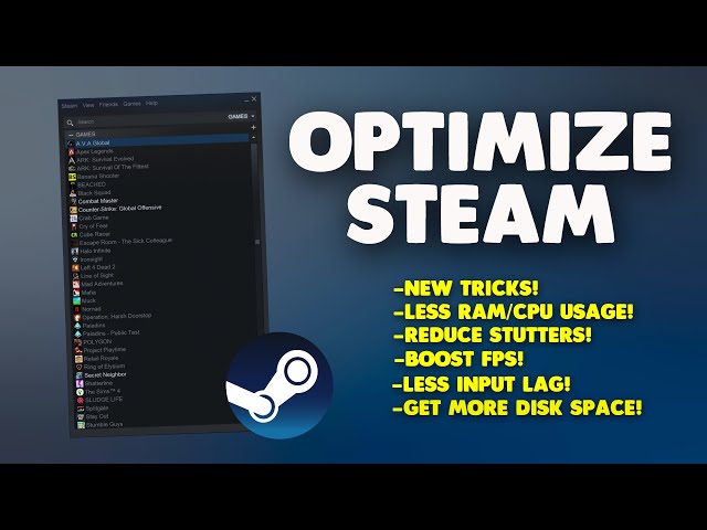 How To Optimize STEAM For Better Gaming Experience!