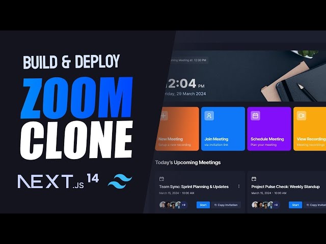 Build and Deploy a Full Stack Video Conferencing App with Next JS