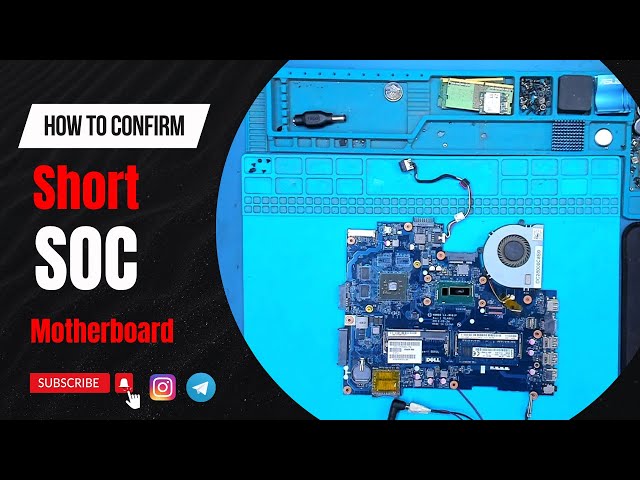 How to Confirm Short SOC [CPU] in Laptop Motherboard | English Sub | eFix