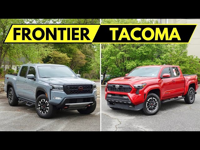 2024 Nissan Frontier Pro-4X vs 2024 Toyota Tacoma TRD Sport | The Better Truck For $47,000?