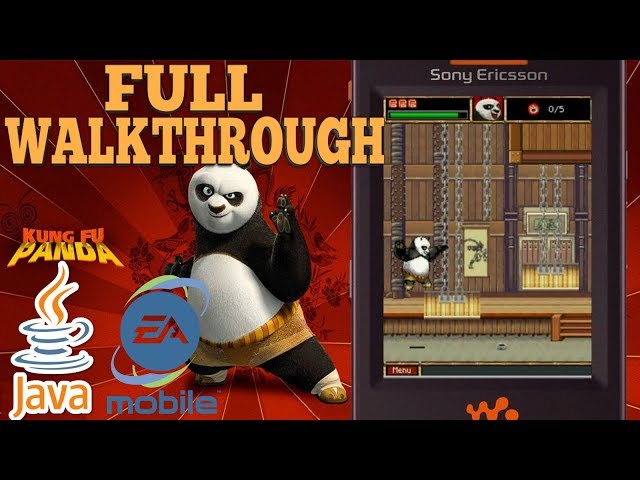 Kung Fu Panda JAVA GAME (EA Mobile 2008 year) FULL WALKTHROUGH