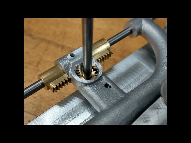 Machining a Miniature Drill Press -- Upper Frame Final Details