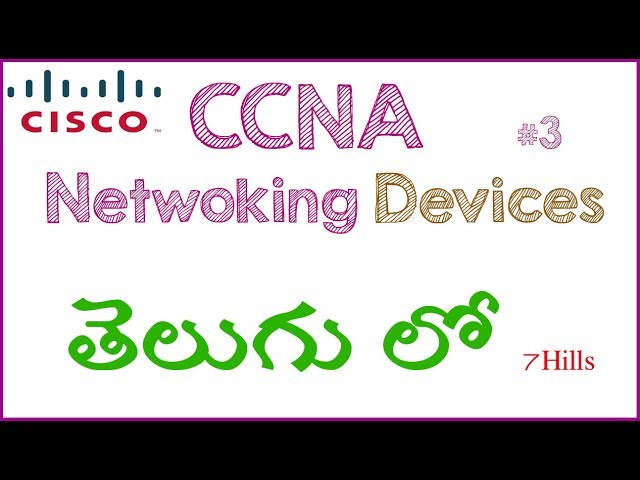 Networking Devices In Telugu | CCNA In Telugu