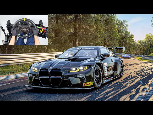 BMW M4 GT3 Nurburgring 24hr | Assetto Corsa Competizione | Steering Wheel Gameplay