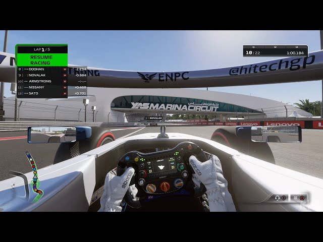 F1 23 - Dallara F2 2018 - Cockpit View Gameplay (PS5 UHD) [4K60FPS]