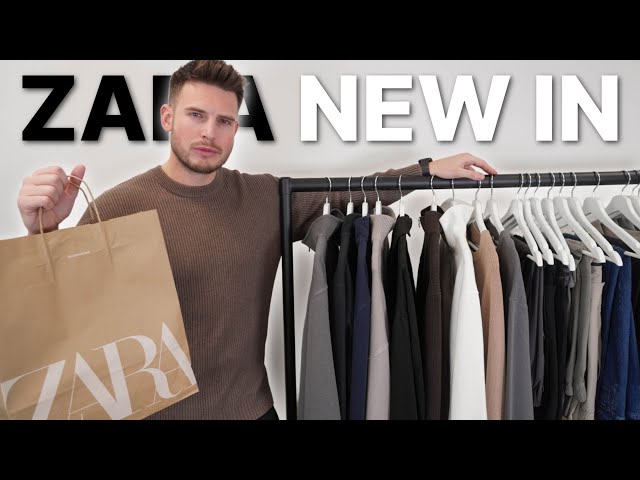 New In ZARA Menswear Try-On Haul | Black Friday Pickups 2023