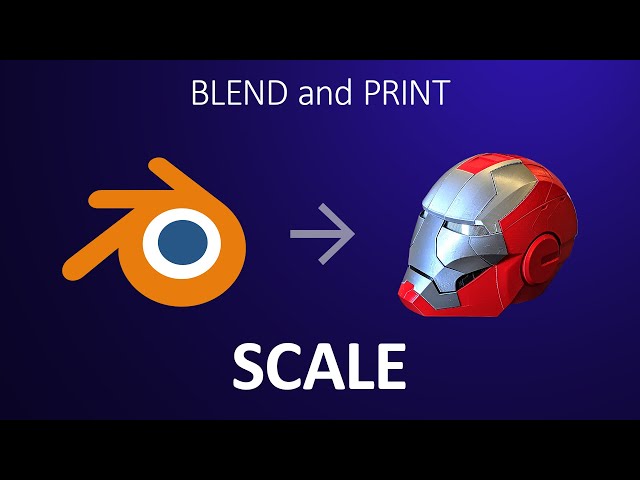 Get your Blender ready for 3D printing: Scale