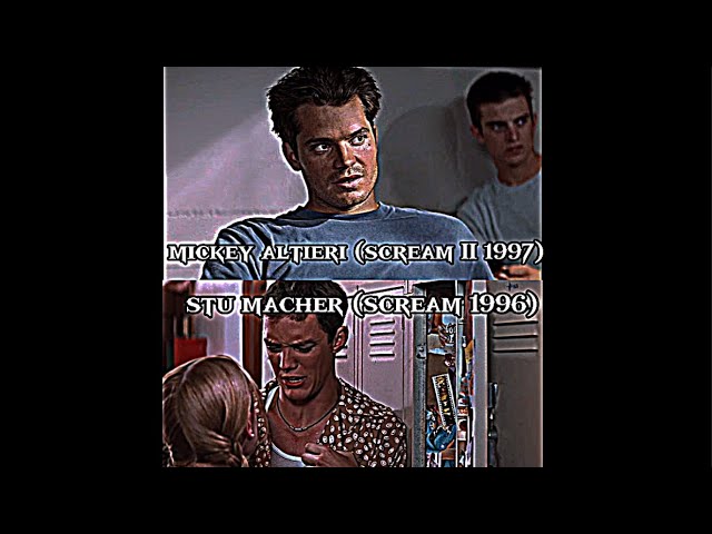 Mickey Altieri (SCREAM II) VS Stu Macher (SCREAM I) #edit #scream #1v1edit