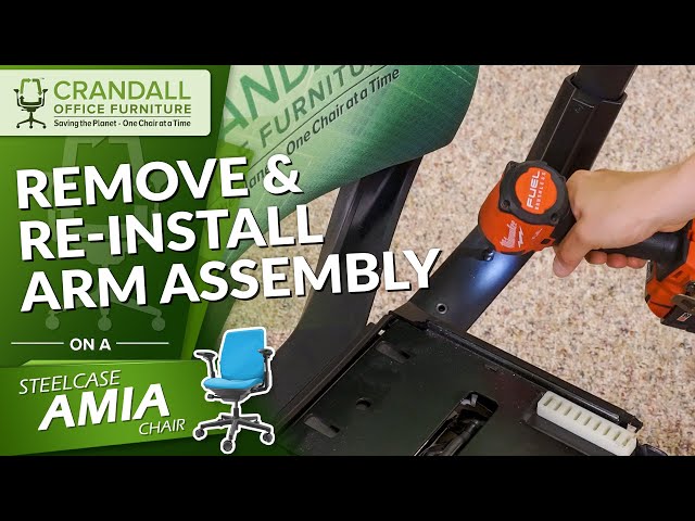 How to Remove & Re-Install The Arm Assembly on your Steelcase Amia Office Chair