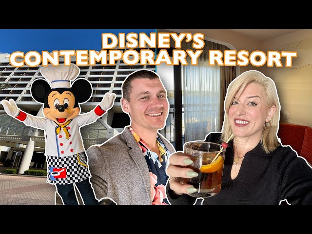 Disney World's MOST ICONIC Hotel: Contemporary Resort | Full Review, Room Tour, Chef Mickey's, Food