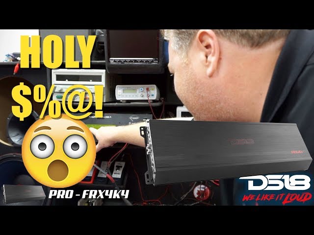 The Best 4Ch amplifier in the GALAXY!  FRX4K4 WITH AARON ZOOK