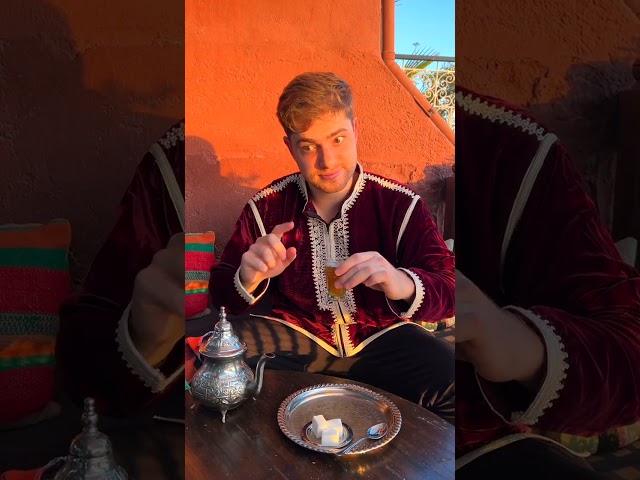 How to drink tea correctly in Morocco 🫖